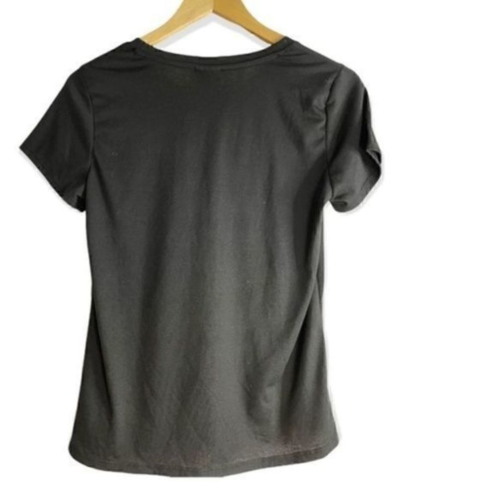 Bobeau Black Crew Neck Tee Shirt Small - Picture 5 of 7